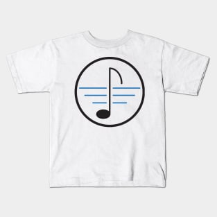 Music Note with Wings Kids T-Shirt